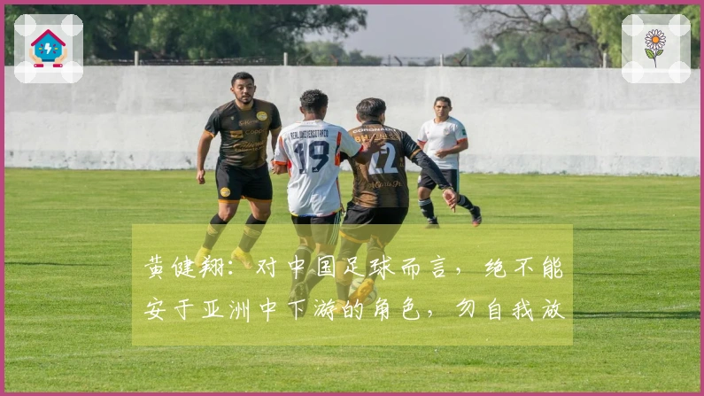 黄健翔：对中国足球而言，绝不能安于亚洲中下游的角色，勿自我放弃